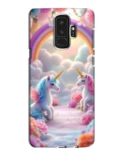 Чехол для Samsung Galaxy S9 Plus (G965) с картинкой «Радуга и единороги» Чехол для Samsung Galaxy S9 Plus (G965) с картинкой «Радуга и единороги»