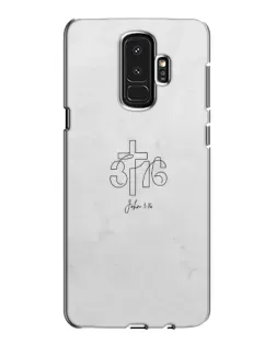 Чехол для Samsung Galaxy S9 Plus (G965) с картинкой «Иоанна 3:16 Крест»