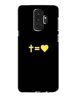 Чохол для Samsung Galaxy S9 Plus (G965) з картинкою «Серце та Хрест»