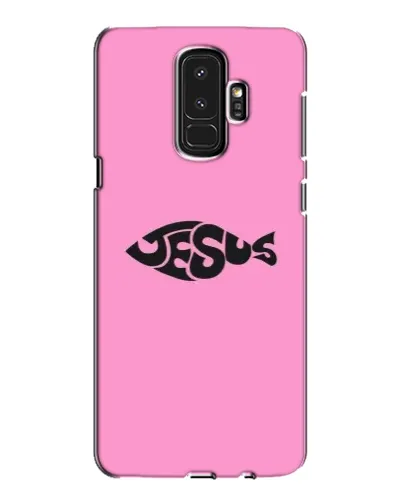 Чохол для Samsung Galaxy S9 Plus (G965) з картинкою «Рожевий символ Jesus»