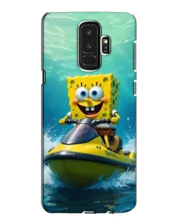 Чехол для Samsung Galaxy S9 Plus (G965) с картинкой «Спанч Боб на гидроцикле» Чехол для Samsung Galaxy S9 Plus (G965) с картинкой «Спанч Боб на гидроцикле»