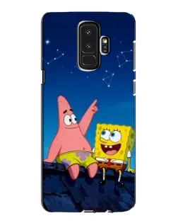 Чехол для Samsung Galaxy S9 Plus (G965) с картинкой «Губка Боб и Патрик ночью» Чехол для Samsung Galaxy S9 Plus (G965) с картинкой «Губка Боб и Патрик ночью»