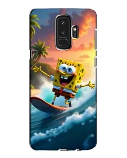 Чехол для Samsung Galaxy S9 Plus (G965) с картинкой «Губка Боб серфингист» Чехол для Samsung Galaxy S9 Plus (G965) с картинкой «Губка Боб серфингист»