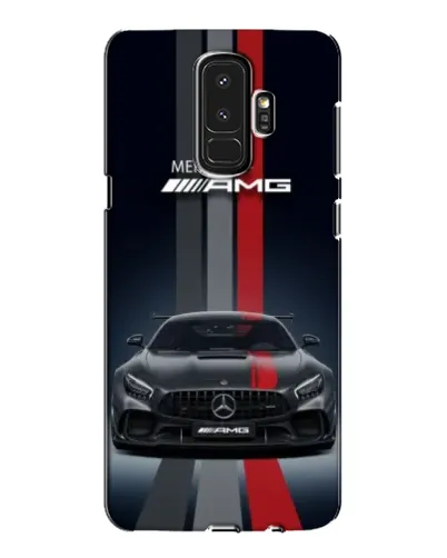 Чехол для Samsung Galaxy S9 Plus (G965) с картинкой «Mercedes — белый карбон»