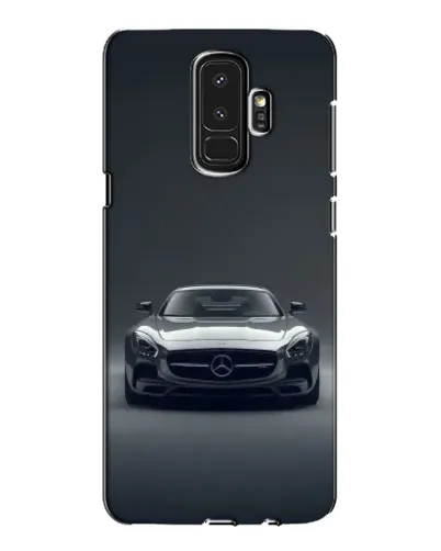 Чехол для Samsung Galaxy S9 Plus (G965) с картинкой «Mercedes на черном»