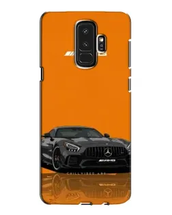 Чехол для Samsung Galaxy S9 Plus (G965) с картинкой «Оранжевый Mercedes AMG» Чехол для Samsung Galaxy S9 Plus (G965) с картинкой «Оранжевый Mercedes AMG»