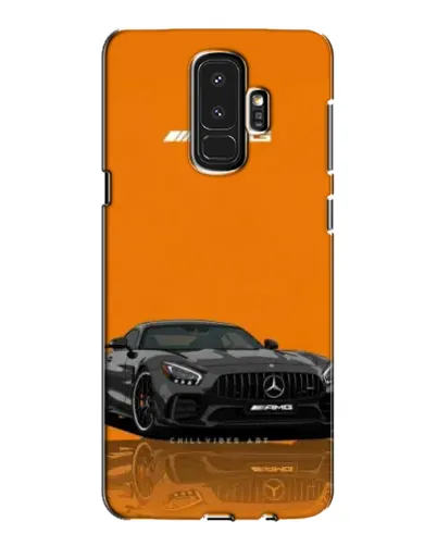 Чехол для Samsung Galaxy S9 Plus (G965) с картинкой «Оранжевый Mercedes AMG»