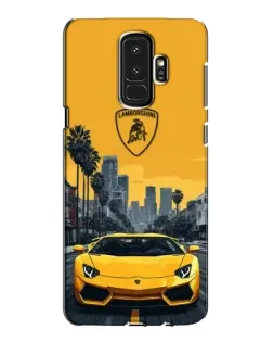 Чехол для Samsung Galaxy S9 Plus (G965) с картинкой «Желтый Lamborghini город» Чехол для Samsung Galaxy S9 Plus (G965) с картинкой «Желтый Lamborghini город»
