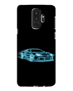 Чехол для Samsung Galaxy S9 Plus (G965) с картинкой «Неоновый контур Lamborghini» Чехол для Samsung Galaxy S9 Plus (G965) с картинкой «Неоновый контур Lamborghini»