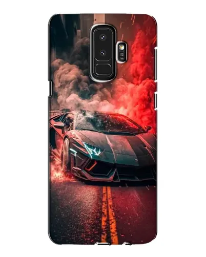 Чехол для Samsung Galaxy S9 Plus (G965) с картинкой «Lamborghini красный дым» Чехол для Samsung Galaxy S9 Plus (G965) с картинкой «Lamborghini красный дым»