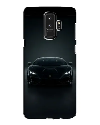 Чехол для Samsung Galaxy S9 Plus (G965) с картинкой «Черный Lamborghini Aventador» Чехол для Samsung Galaxy S9 Plus (G965) с картинкой «Черный Lamborghini Aventador»