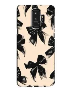 Чехол для Samsung Galaxy S9 Plus (G965) с картинкой «Паттерн черные банты» Чехол для Samsung Galaxy S9 Plus (G965) с картинкой «Паттерн черные банты»