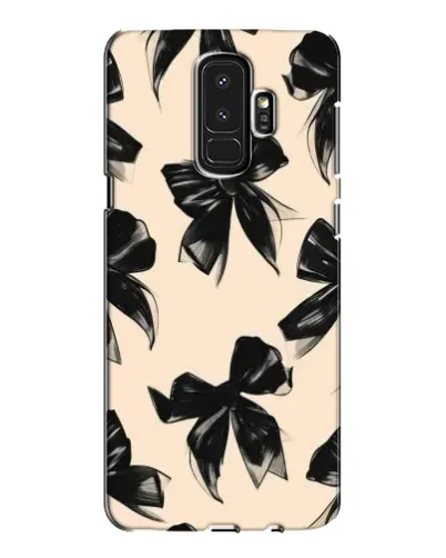 Чехол для Samsung Galaxy S9 Plus (G965) с картинкой «Паттерн черные банты» Чехол для Samsung Galaxy S9 Plus (G965) с картинкой «Паттерн черные банты»