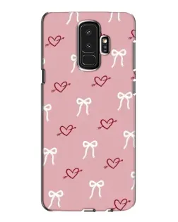 Чехол для Samsung Galaxy S9 Plus (G965) с картинкой «Сердца и банты» Чехол для Samsung Galaxy S9 Plus (G965) с картинкой «Сердца и банты»