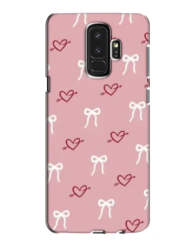 Чехол для Samsung Galaxy S9 Plus (G965) с картинкой «Сердца и банты» Чехол для Samsung Galaxy S9 Plus (G965) с картинкой «Сердца и банты»