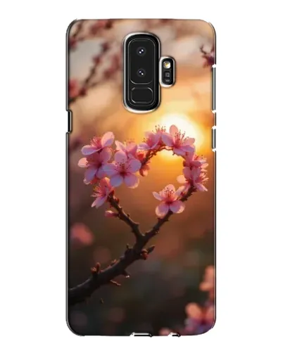 Чехол для Samsung Galaxy S9 Plus (G965) с картинкой «Розовый цвет сердце на фоне заката» Чехол для Samsung Galaxy S9 Plus (G965) с картинкой «Розовый цвет сердце на фоне заката»