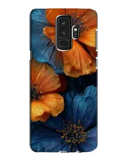 Чехол для Samsung Galaxy S9 Plus (G965) с картинкой «Яркая сине-оранжевая флора» Чехол для Samsung Galaxy S9 Plus (G965) с картинкой «Яркая сине-оранжевая флора»