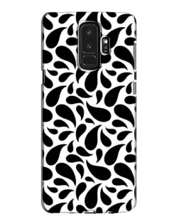 Чехол для Samsung Galaxy S9 Plus (G965) с картинкой «Контрастные черные капли»