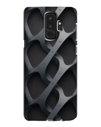 Чехол для Samsung Galaxy S9 Plus (G965) с картинкой «Объемное серое плетение»