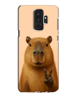 Чехол для Samsung Galaxy S9 Plus (G965) с картинкой «Капибара виктория» Чехол для Samsung Galaxy S9 Plus (G965) с картинкой «Капибара виктория»