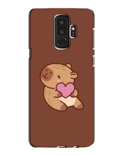 Чехол для Samsung Galaxy S9 Plus (G965) с картинкой «Капибара с сердцем» Чехол для Samsung Galaxy S9 Plus (G965) с картинкой «Капибара с сердцем»