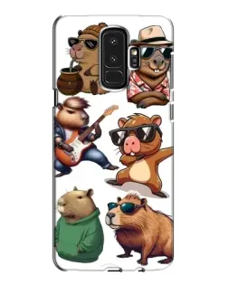 Чехол для Samsung Galaxy S9 Plus (G965) с картинкой «Крутые капибары музыканты» Чехол для Samsung Galaxy S9 Plus (G965) с картинкой «Крутые капибары музыканты»