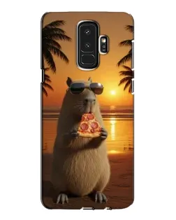 Чехол для Samsung Galaxy S9 Plus (G965) с картинкой «Капибара с пиццей» Чехол для Samsung Galaxy S9 Plus (G965) с картинкой «Капибара с пиццей»