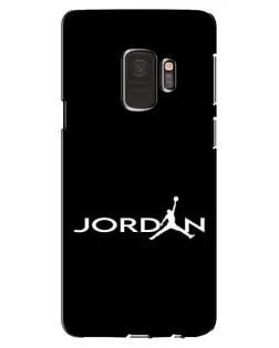 Чехол для Samsung Galaxy S9 (G960) с картинкой «Jordan White Logo»