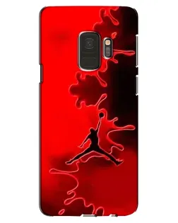 Чехол для Samsung Galaxy S9 (G960) с картинкой «Jordan Red Smoke»