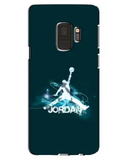 Чехол для Samsung Galaxy S9 (G960) с картинкой «Jordan Blue Fire»