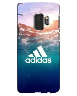 Чехол для Samsung Galaxy S9 (G960) с картинкой «Океанская глубина адидас» Чехол для Samsung Galaxy S9 (G960) с картинкой «Океанская глубина адидас»