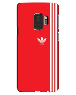 Чехол для Samsung Galaxy S9 (G960) с картинкой «Красный минимализм Adidas» Чехол для Samsung Galaxy S9 (G960) с картинкой «Красный минимализм Adidas»