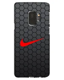 Чехол для Samsung Galaxy S9 (G960) с картинкой «Nike — карбоновая сетка» Чехол для Samsung Galaxy S9 (G960) с картинкой «Nike — карбоновая сетка»