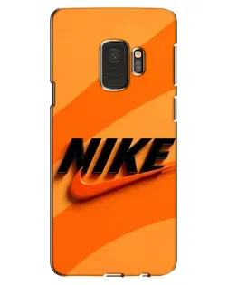 Чехол для Samsung Galaxy S9 (G960) с картинкой «Оранжевый драйв Nike» Чехол для Samsung Galaxy S9 (G960) с картинкой «Оранжевый драйв Nike»