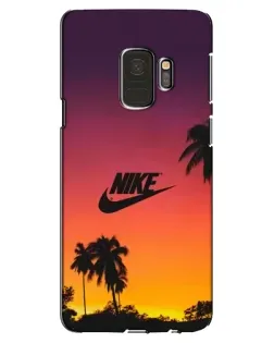 Чехол для Samsung Galaxy S9 (G960) с картинкой «Nike на закате солнца»