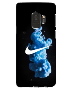 Чехол для Samsung Galaxy S9 (G960) с картинкой «Nike и синий дым»