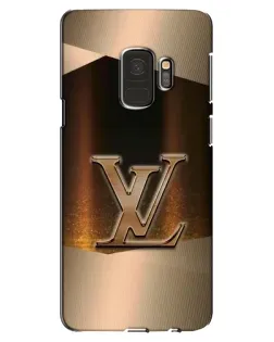 Чехол для Samsung Galaxy S9 (G960) с картинкой «LV — золотое сияние»