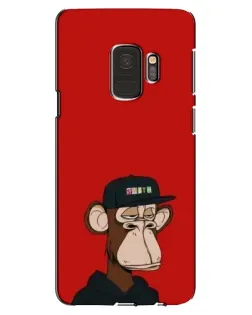 Чехол для Samsung Galaxy S9 (G960) с картинкой «Bored Ape — красный фон» Чехол для Samsung Galaxy S9 (G960) с картинкой «Bored Ape — красный фон»