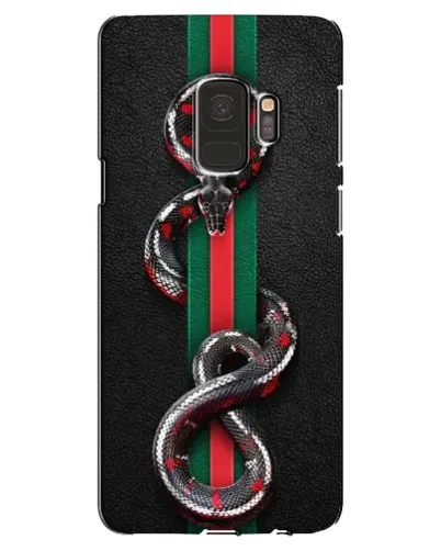 Чехол для Samsung Galaxy S9 (G960) с картинкой «Gucci — змея на полосе» Чехол для Samsung Galaxy S9 (G960) с картинкой «Gucci — змея на полосе»