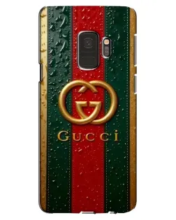 Чохол для Samsung Galaxy S9 (G960) з картинкою «Gucci — фірмова смуга та золото» Чохол для Samsung Galaxy S9 (G960) з картинкою «Gucci — фірмова смуга та золото»