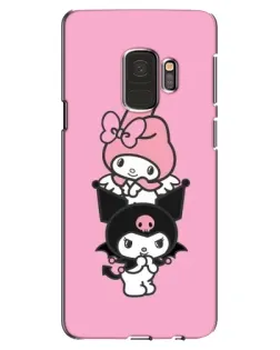 Чехол для Samsung Galaxy S9 (G960) с картинкой «My Melody и Kuromi»