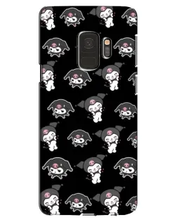 Чехол для Samsung Galaxy S9 (G960) с картинкой «Черный паттерн Kuromi»