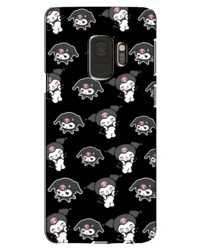 Чехол для Samsung Galaxy S9 (G960) с картинкой «Черный паттерн Kuromi» Чехол для Samsung Galaxy S9 (G960) с картинкой «Черный паттерн Kuromi»