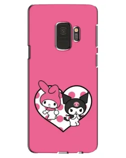 Чехол для Samsung Galaxy S9 (G960) с картинкой «Kuromi и My Melody»