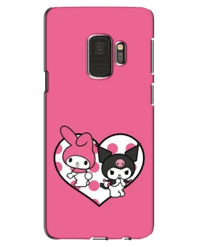 Чехол для Samsung Galaxy S9 (G960) с картинкой «Kuromi и My Melody» Чехол для Samsung Galaxy S9 (G960) с картинкой «Kuromi и My Melody»