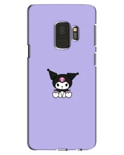 Чехол для Samsung Galaxy S9 (G960) с картинкой «Kuromi — фиолетовый минимализм»