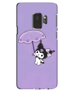 Чехол для Samsung Galaxy S9 (G960) с картинкой «Kuromi с зонтиком»