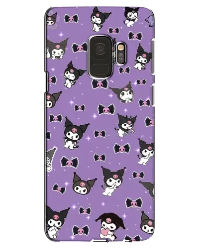 Чехол для Samsung Galaxy S9 (G960) с картинкой «Kuromi — паттерн» Чехол для Samsung Galaxy S9 (G960) с картинкой «Kuromi — паттерн»