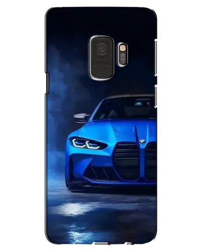 Чехол для Samsung Galaxy S9 (G960) с картинкой «Голубая BMW M4» Чехол для Samsung Galaxy S9 (G960) с картинкой «Голубая BMW M4»