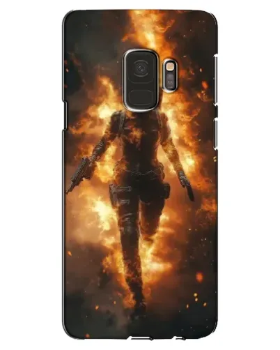 Чехол для Samsung Galaxy S9 (G960) с картинкой «BMW — скорость в дожде»